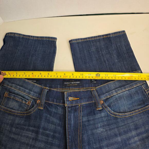 Lucky Brand Jeans 410 Athletic Slim, Men's 34W/34L NWT - Picture 10 of 11